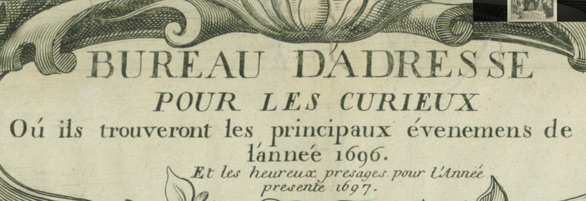 Almanach pour l’année 1697 - 2