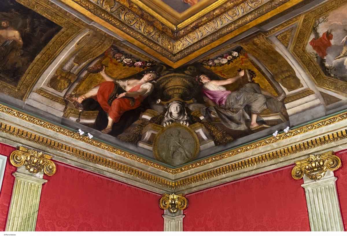 Salons La Rivière : décors peints pour la grande chambre et le cabinet doré de l’hôtel La Rivière, 14, place Royale - 2