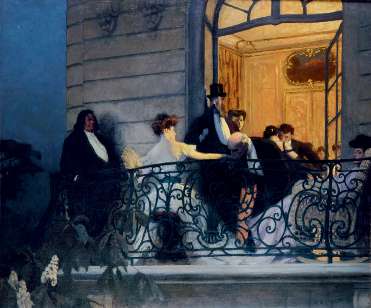 "Le Balcon" René-Xavier Prinet