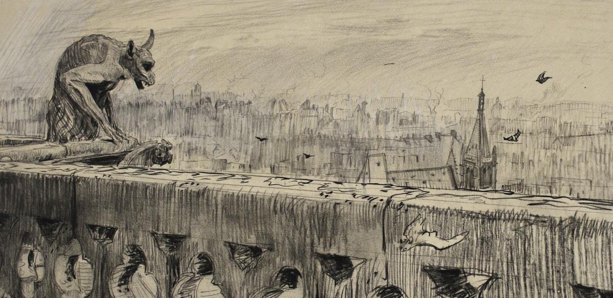 chimere vue sur Paris par Charles Jouas
