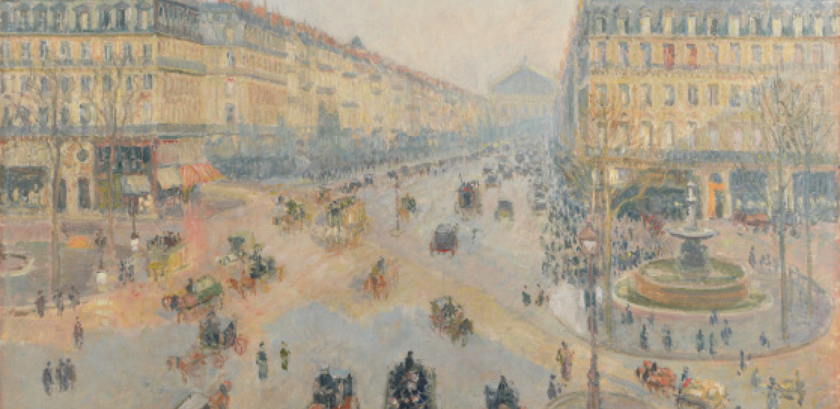 "L'avenue de l'Opéra" Camille Pissaro