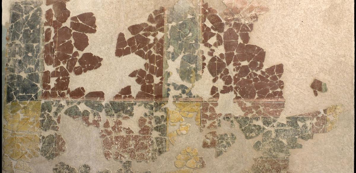 fresqu murale, époque gallo-romaine