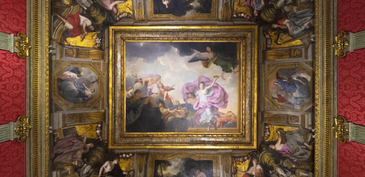 plafond de l'hôtel La Rivière