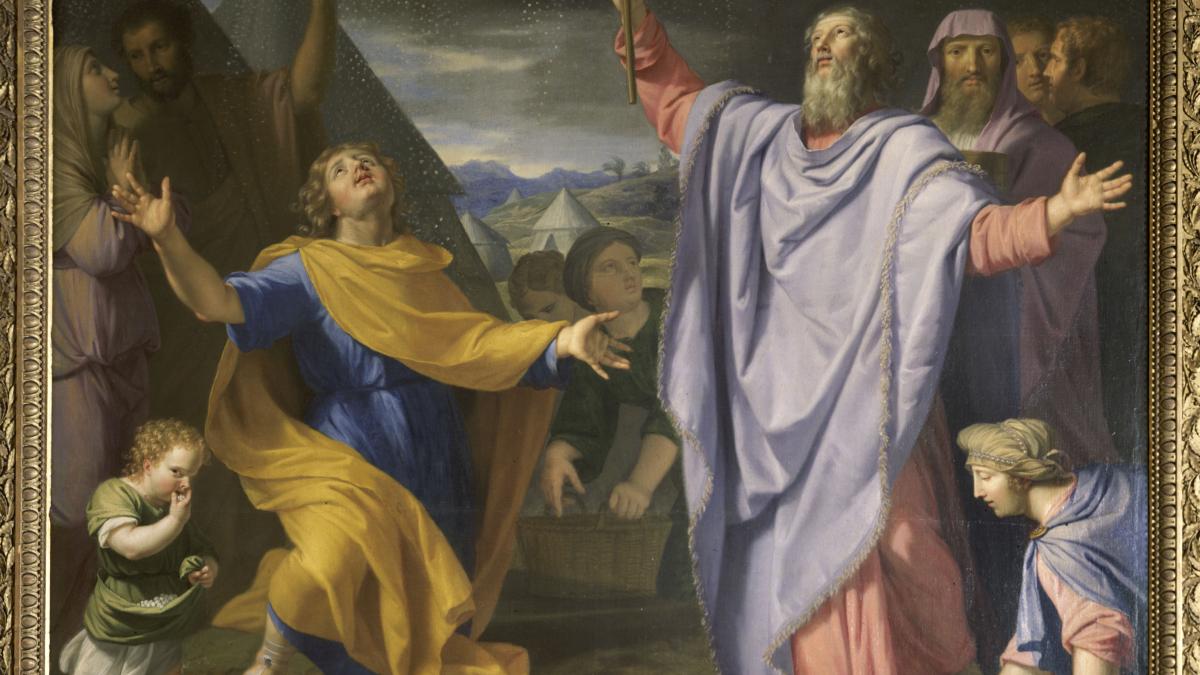 Jean-Baptiste de Champaigne (1631- 1681), La manne dans le désert, Paris, église SaintÉtienne- du-Mont © COARC / Roger- Viollet