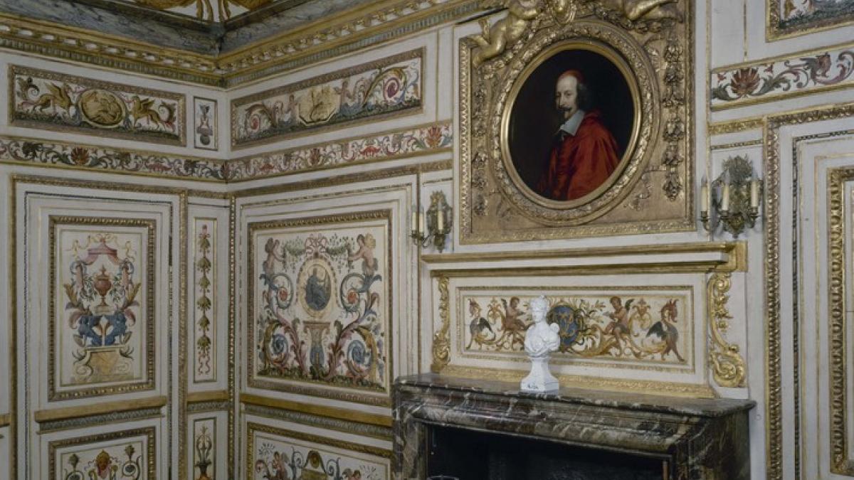 Décor du cabinet provenant de l'Hôtel Colbert de Villacerf