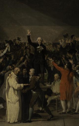 le serment du jeu de paume détail