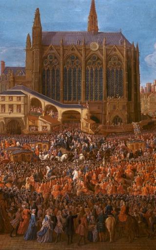 Pierre-Denis Martin_Louis XV sortant du lit de Justice