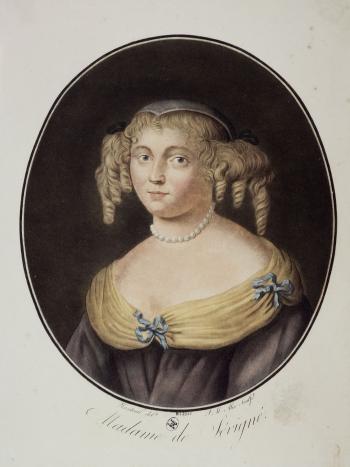 Portrait de Madame de Sévigné, Collection des Grands Hommes par Alix, Pierre Michel