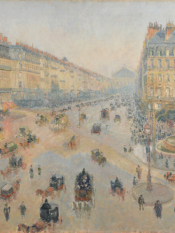 "L'avenue de l'Opéra" Camille Pissaro