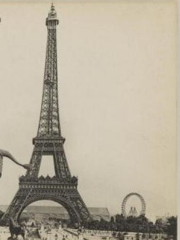 Carte postale du jardin du Trocadéro