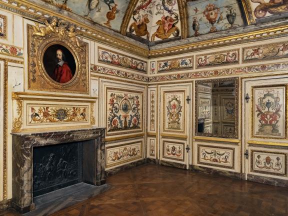 Lambris du cabinet de l’hôtel Colbert de Villacerf
