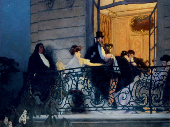 "Le Balcon" René-Xavier Prinet